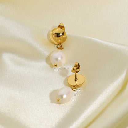[Gaonasi]Cornelia Freshwater Pearl Earrings