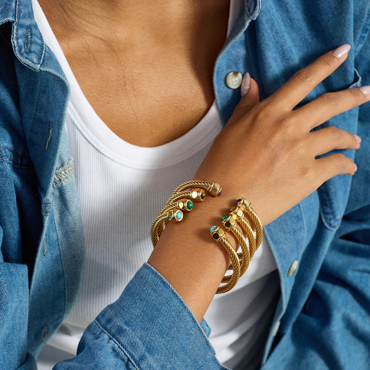 [Gaonasi]Thea Gold Bracelet