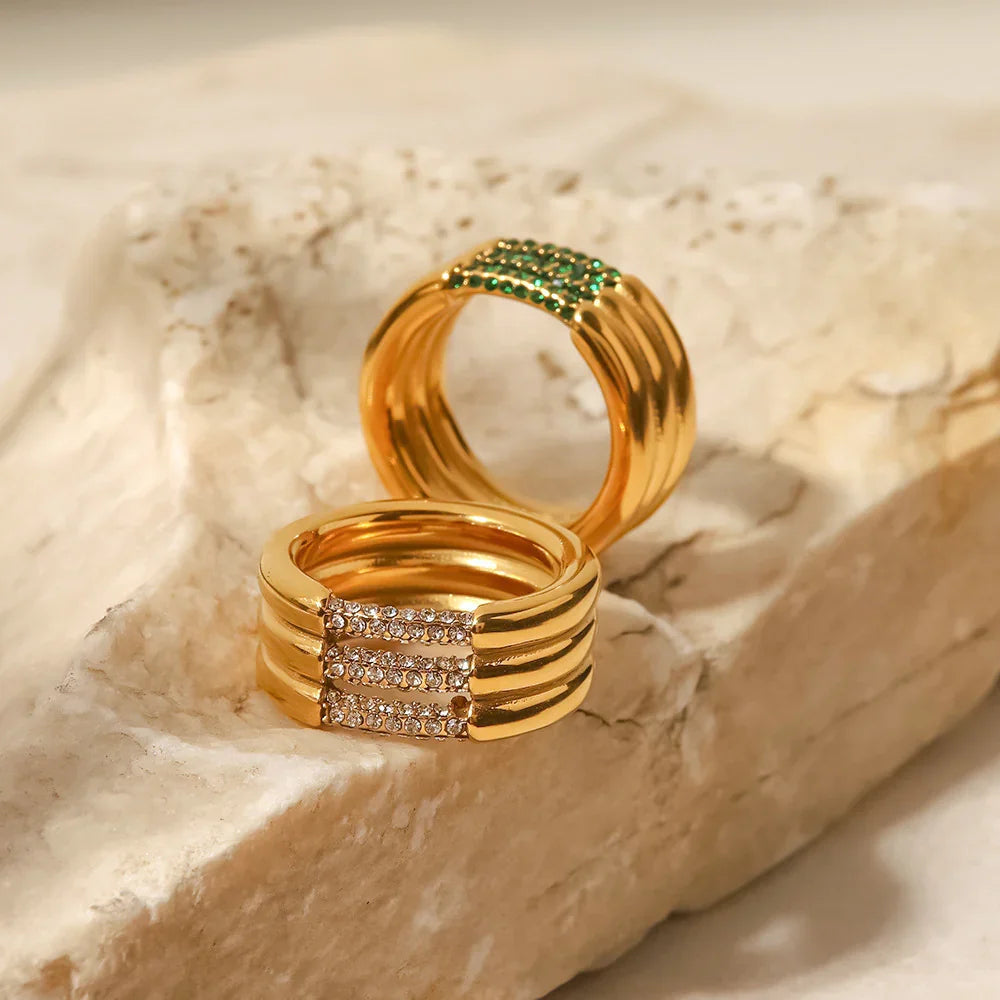 [Gaonasi]Serenity Diamond Gold Ring