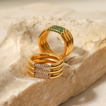 [Gaonasi]Serenity Diamond Gold Ring