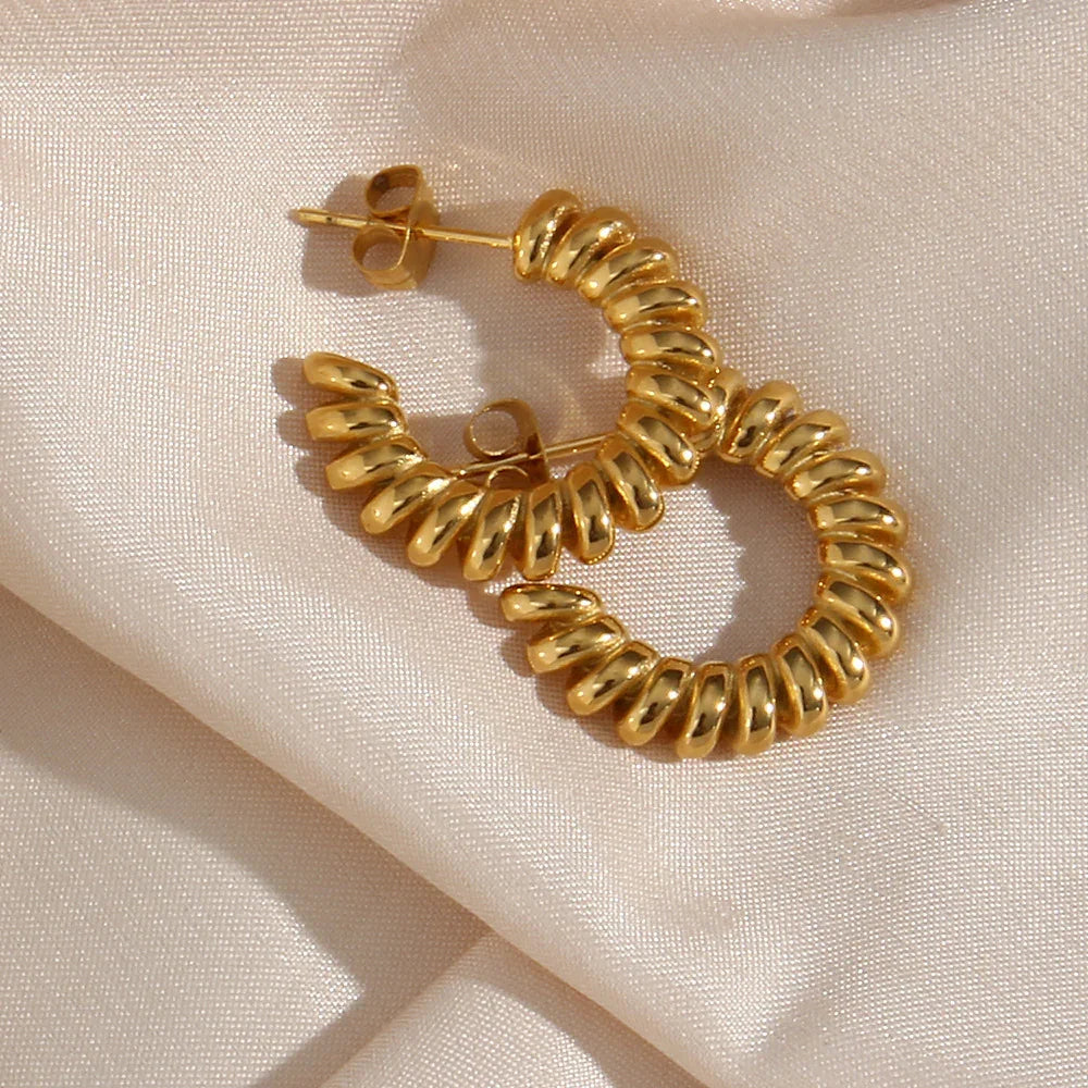 [Gaonasi]Brynlee Twisted Earrings
