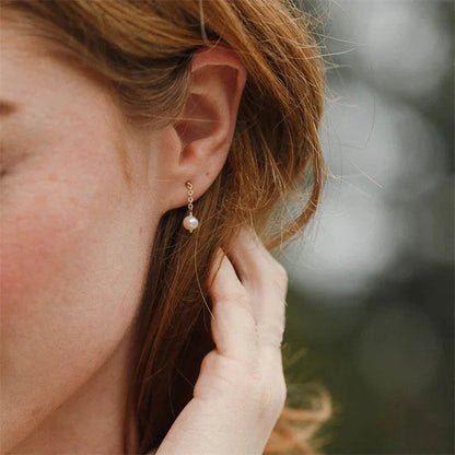 [Gaonasi]Dorothy Pearl Earrings