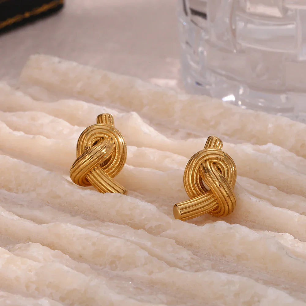 [Gaonasi]Briony Gold Earrings