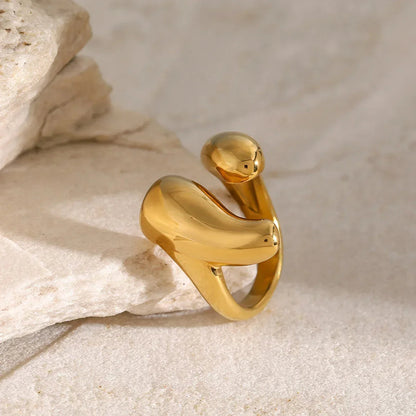 [Gaonasi]Abstract Gold Ring