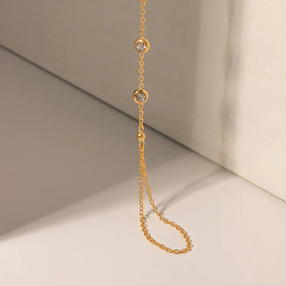 [Gaonasi]Leona Diamond Hand Chain