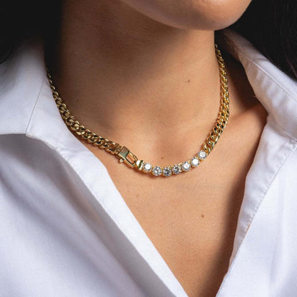 [Gaonasi]Maelle Diamond Necklace
