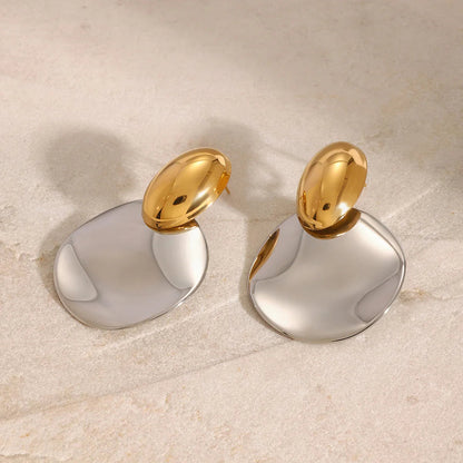 [Gaonasi]Destiny Chunky Gold Drop Earrings