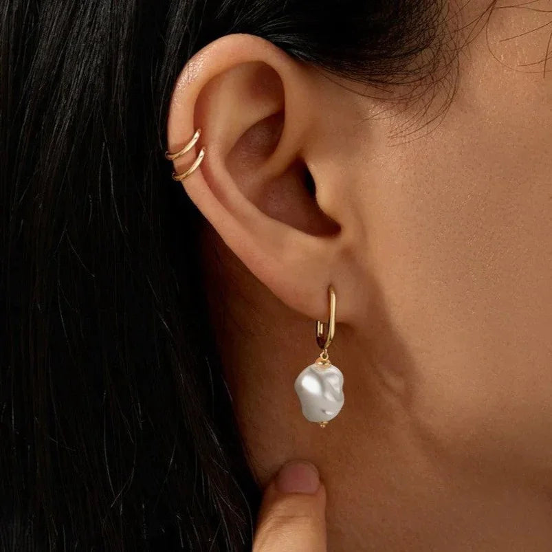 [Gaonasi]Denise Freshwater Pearl Earrings