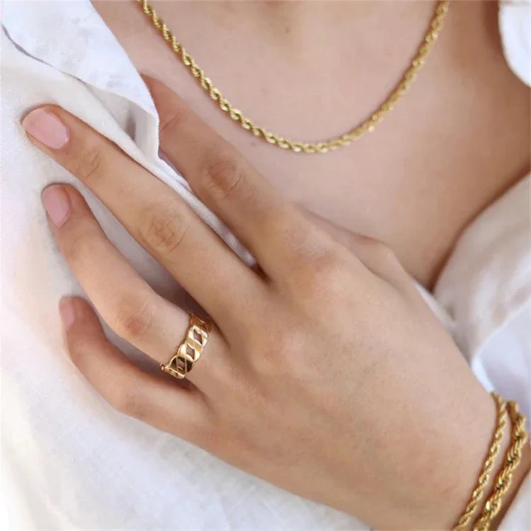 [Gaonasi]Leah Gold Ring