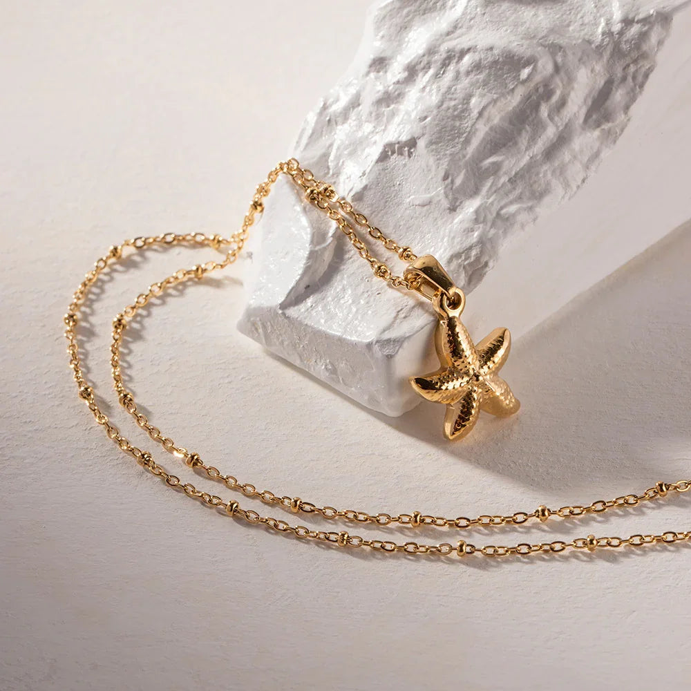[Gaonasi]Emmie Gold Starfish Pendant