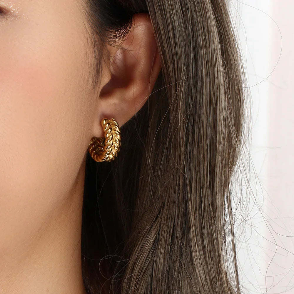 [Gaonasi]Arabella Braid Earrings