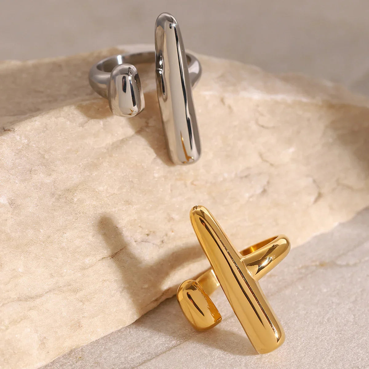 [Gaonasi]Seraphina Contemporary Gold Ring