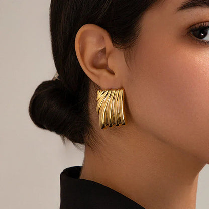 [Gaonasi]Alisa Gold Earrings