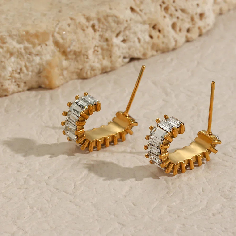 [Gaonasi]Agnes Diamond Earrings
