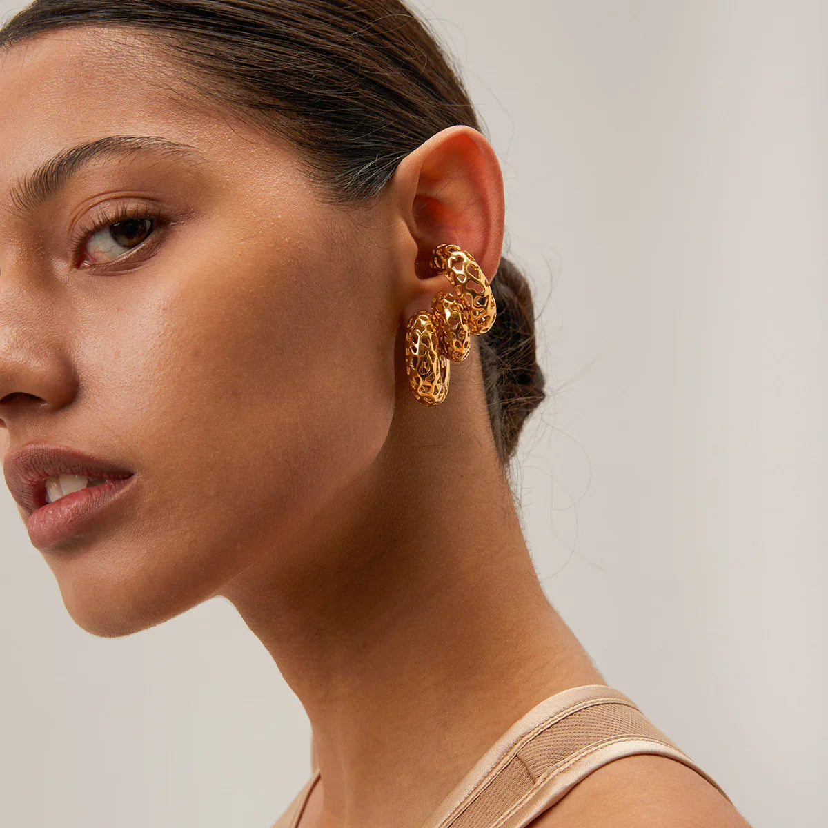 [Gaonasi]Alma Gold Earrings