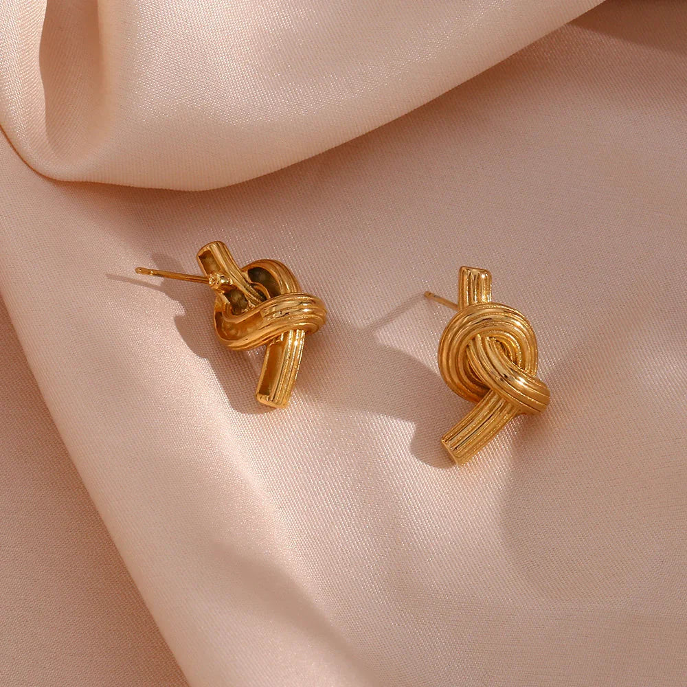 [Gaonasi]Briony Gold Earrings