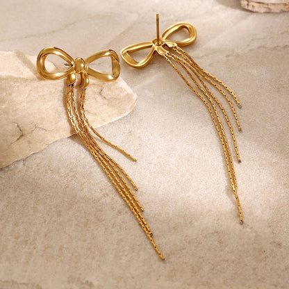 [Gaonasi]Yvette Bow Earrings
