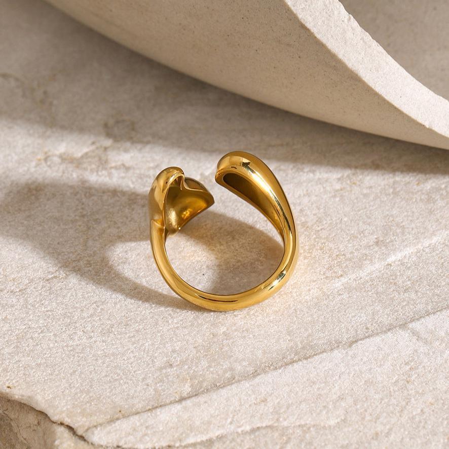 [Gaonasi]Abstract Gold Ring