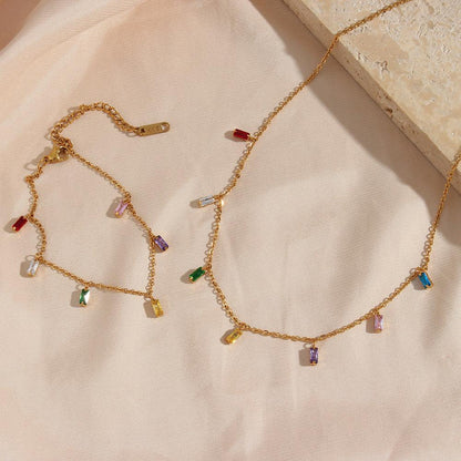 [Gaonasi]Josephine Gemstone Necklace