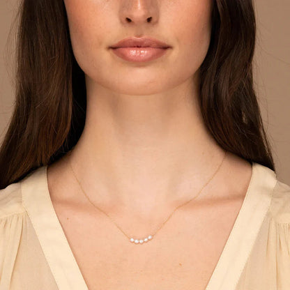 [Gaonasi]Elle Gold Pearl Necklace