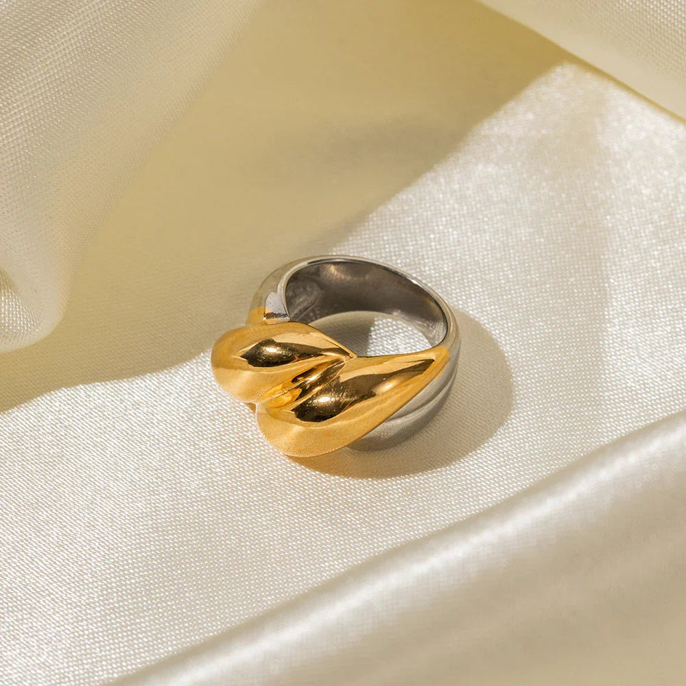 [Gaonasi]Fatima Two Tone Ring