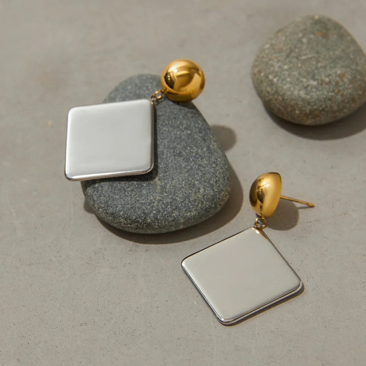 [Gaonasi]Kelly Geometric Drop Earrings