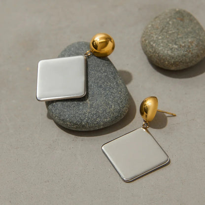 [Gaonasi]Kelly Geometric Drop Earrings