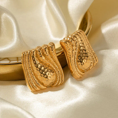 [Gaonasi]Marigold Gold Earrings
