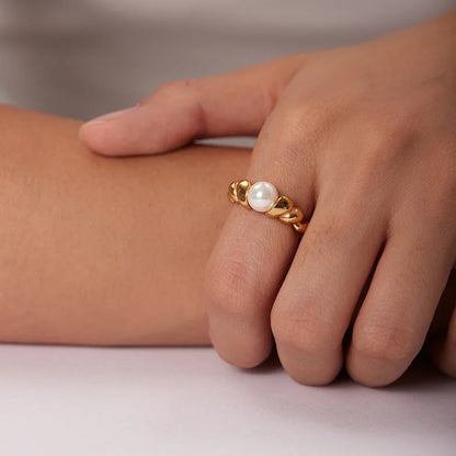 [Gaonasi]Scarlett Freshwater Pearl Ring