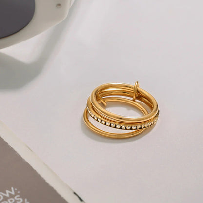 [Gaonasi]Divine Diamond Ring Stack