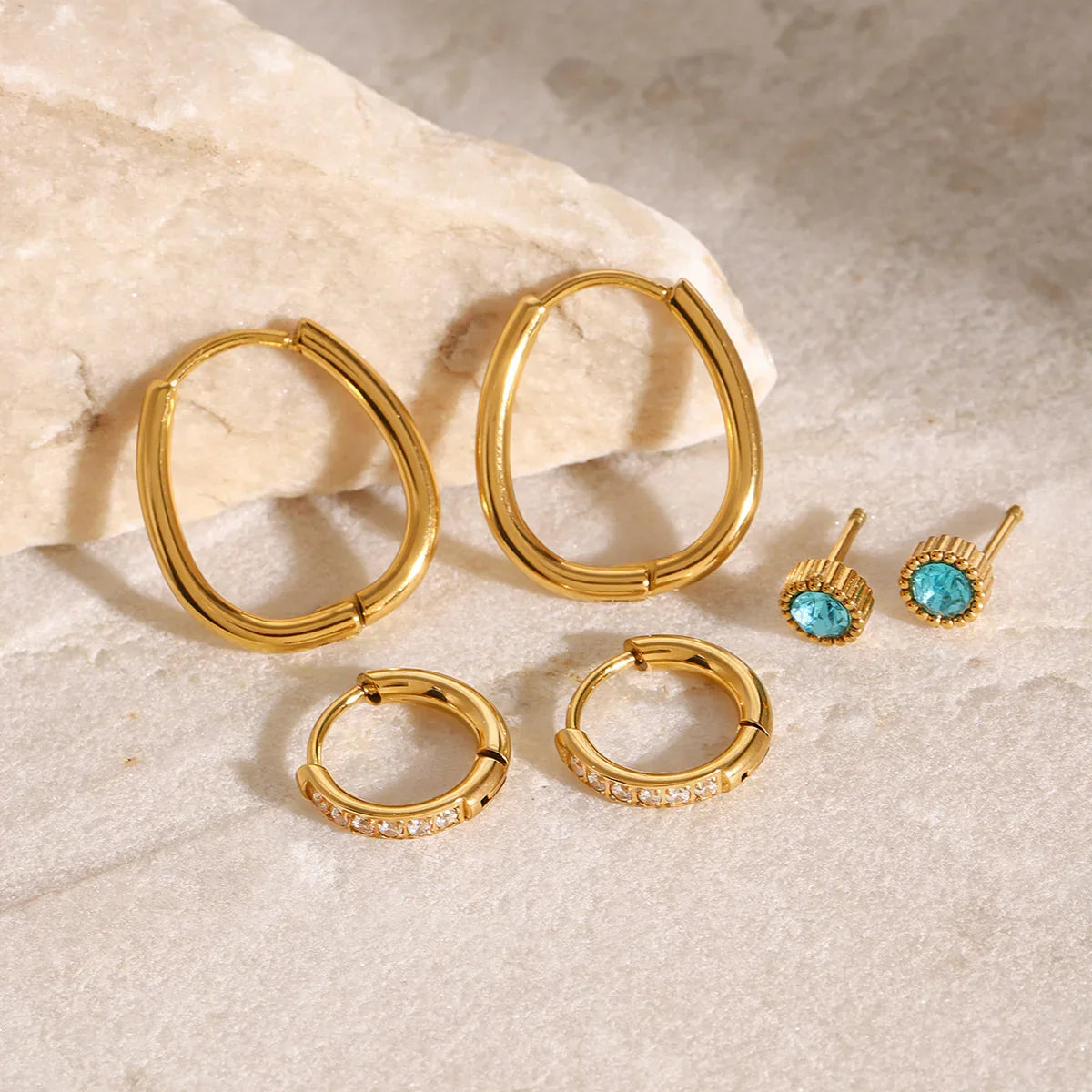 [Gaonasi]Kylie Diamond Earring Bundle