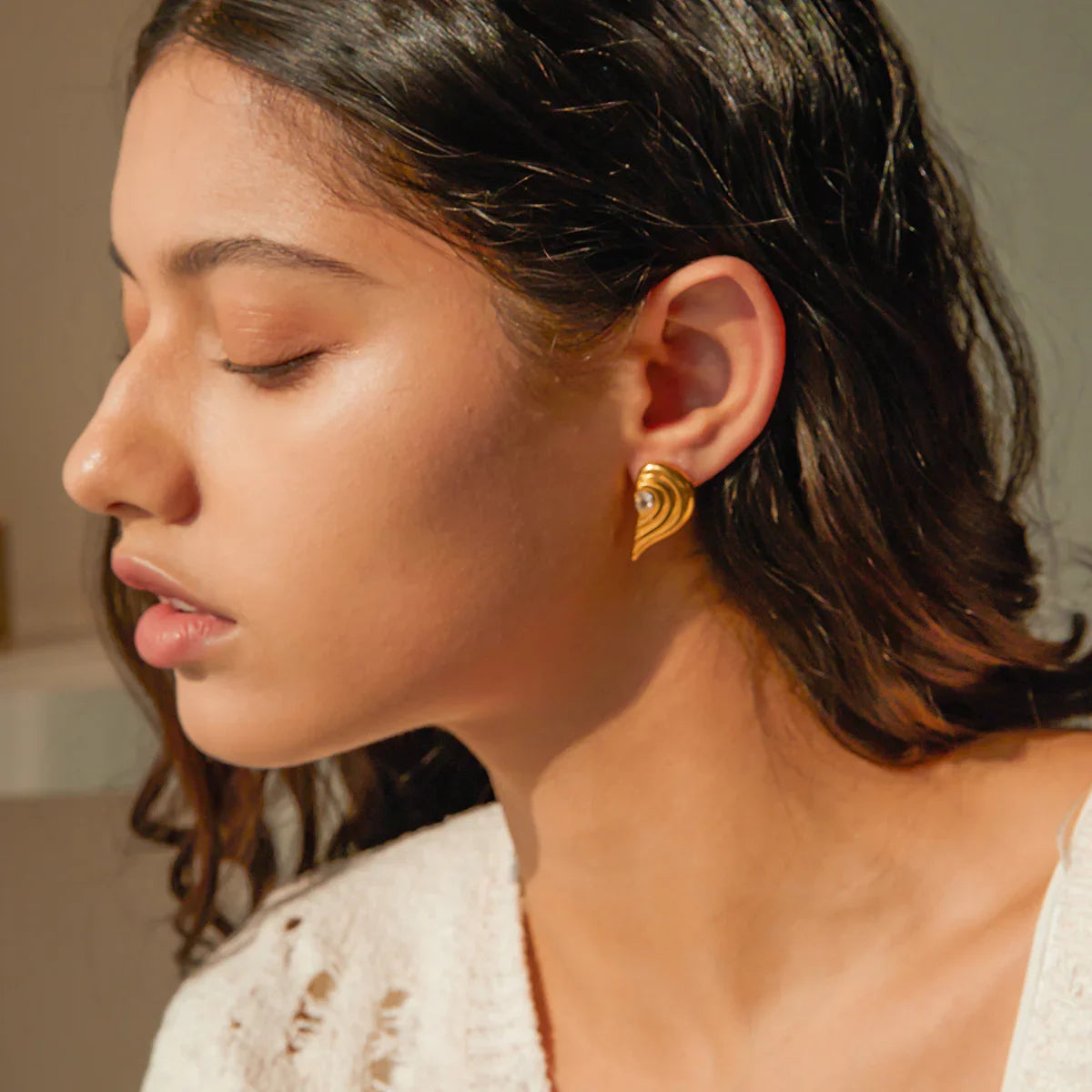 [Gaonasi]Thalia Gold Earrings