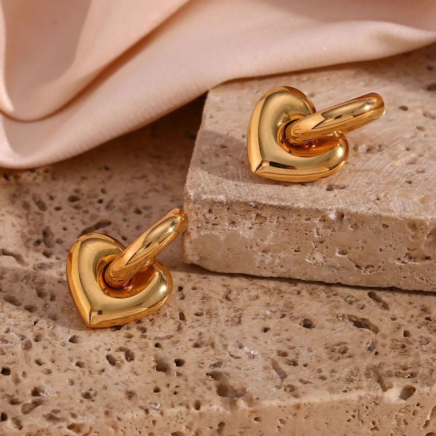 [Gaonasi]Aria's Arrow Gold Earrings