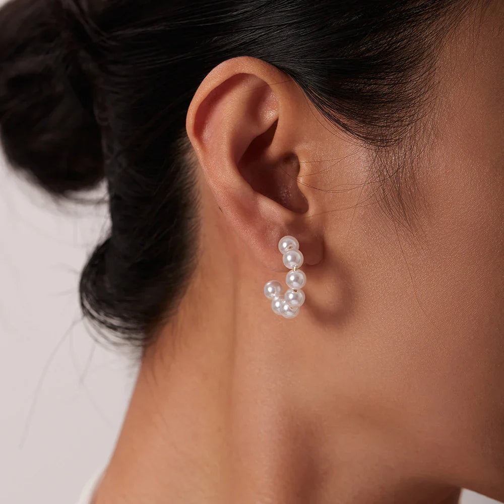 [Gaonasi]Nina Pearl Earrings