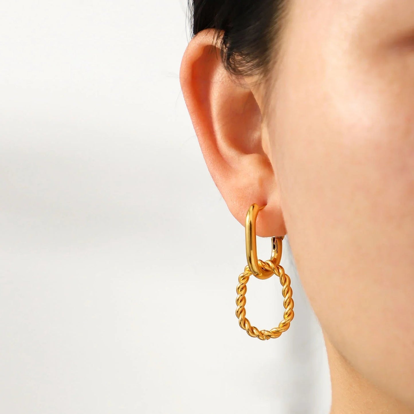 [Gaonasi]Skadi Gold Earrings