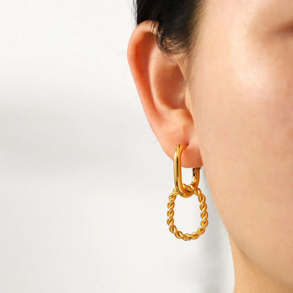 [Gaonasi]Skadi Gold Earrings