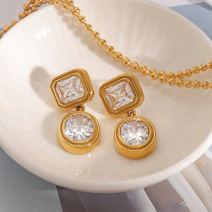 [Gaonasi]Amanda Diamond Earrings