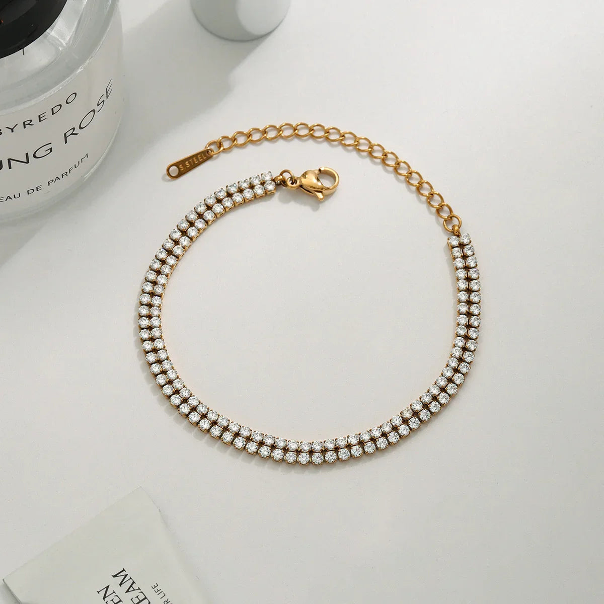 [Gaonasi]Florabelle Double Tennis Bracelet