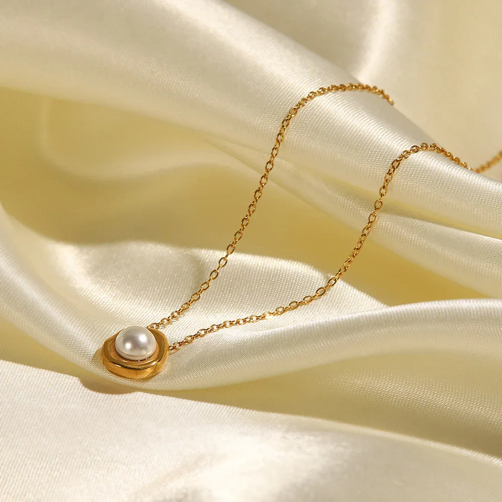 [Gaonasi]Nancy Freshwater Pearl Necklace