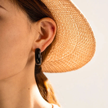 [Gaonasi]Natalia Chunky Gold Hoops