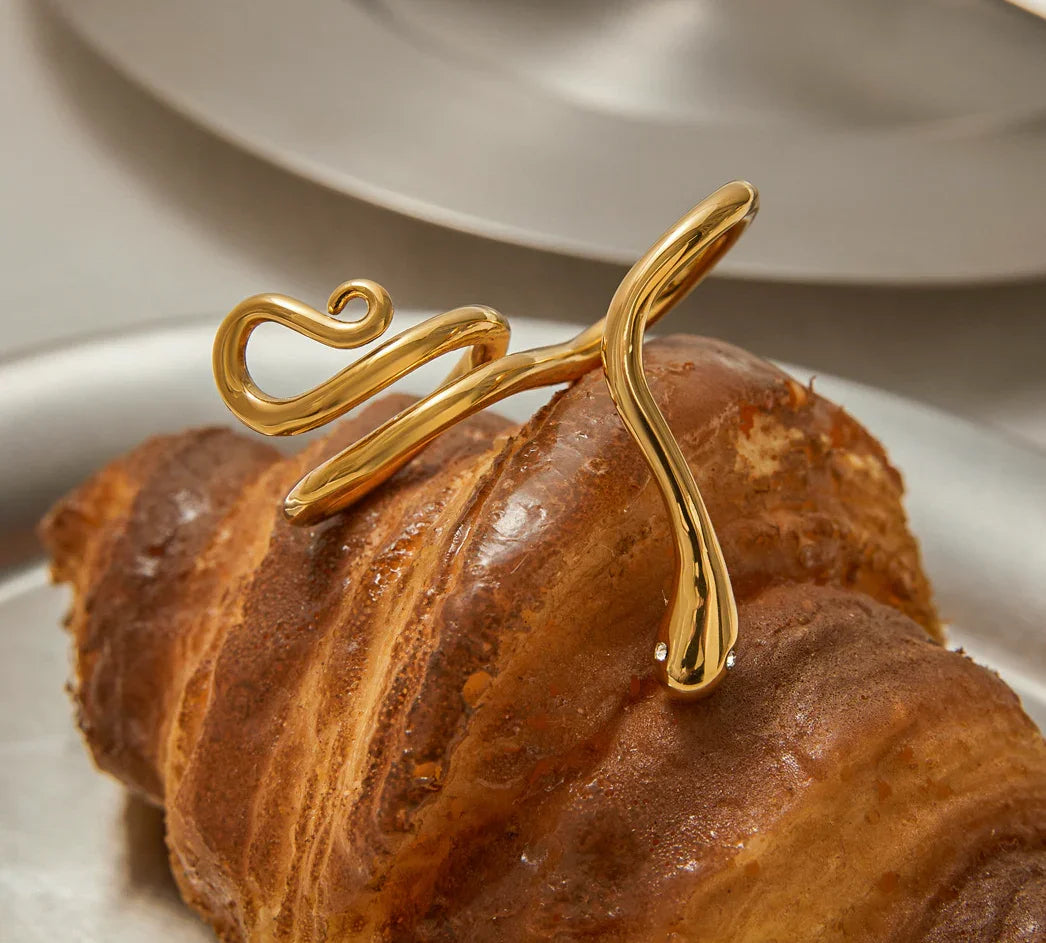 [Gaonasi]Gemmie Golden Snake Ring