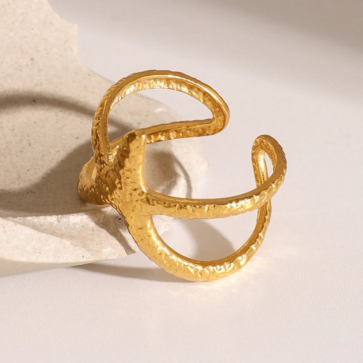 [Gaonasi]Aurelie Gold Starfish Ring