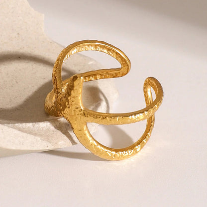 [Gaonasi]Aurelie Gold Starfish Ring