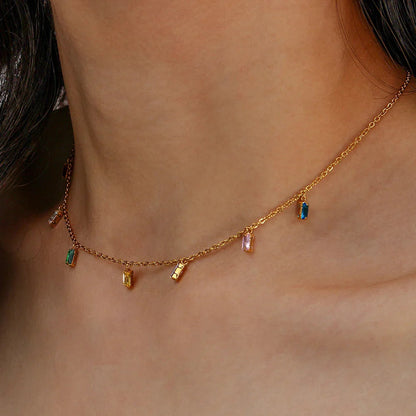 [Gaonasi]Josephine Gemstone Necklace