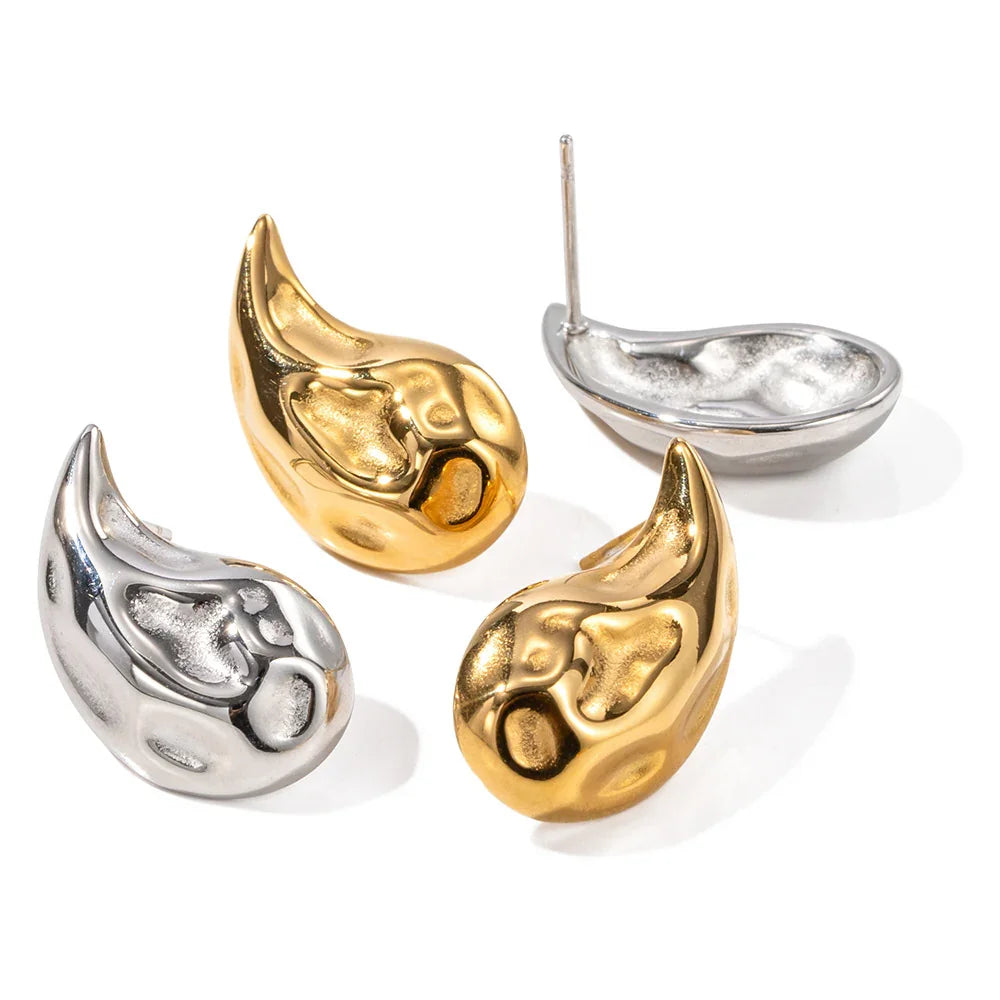 [Gaonasi]Raven Vintage Teardrop Earrings