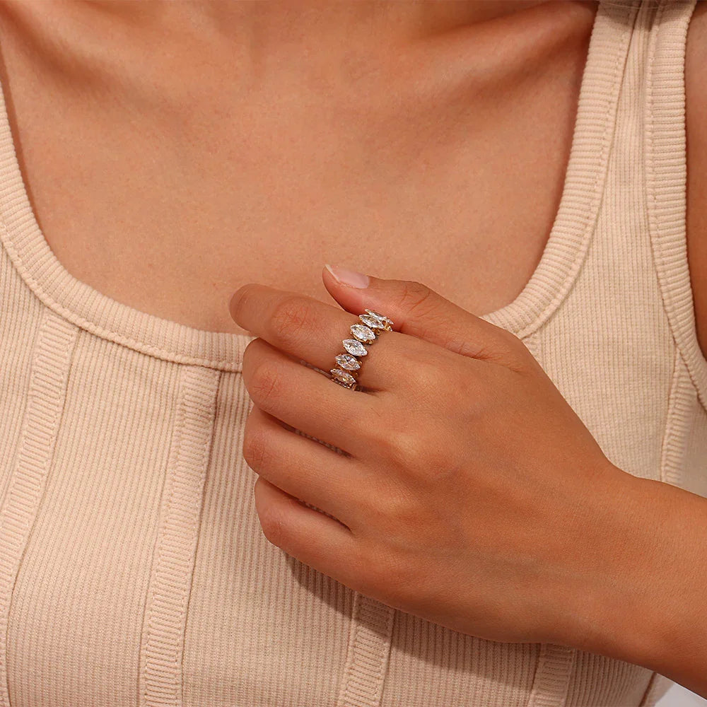 [Gaonasi]Genevieve Diamond Ring