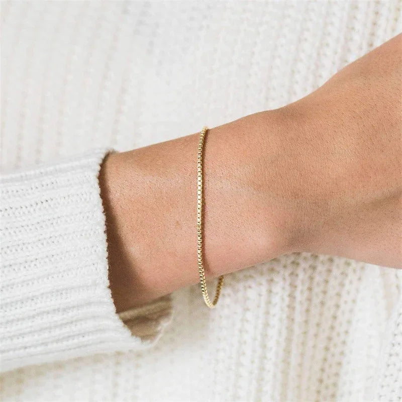 [Gaonasi]Victoria Gold Chain Bracelet