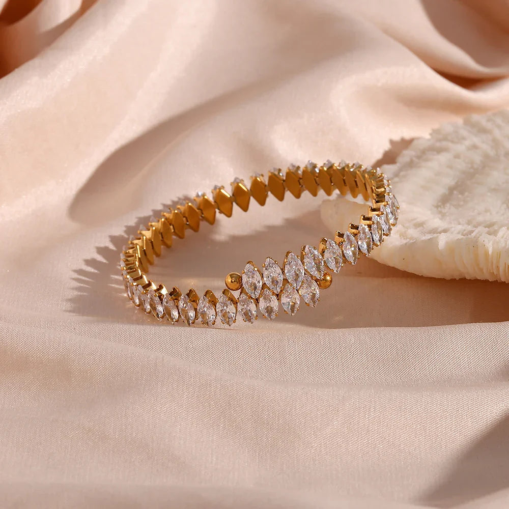 [Gaonasi]Eugenia Diamond Bracelet