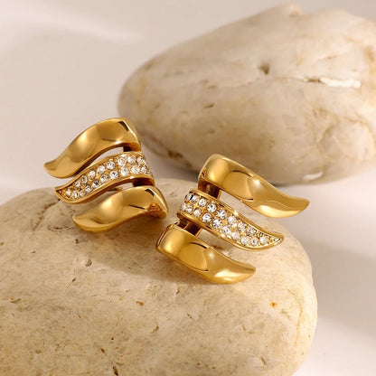 [Gaonasi]Charmaine Gold Earrings