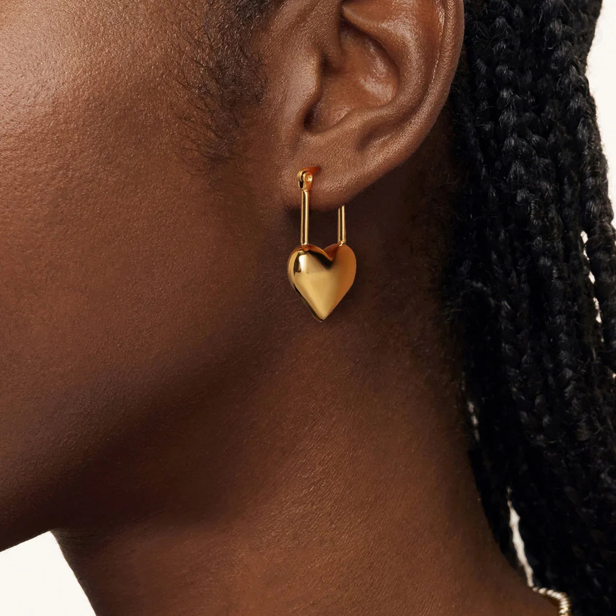 [Gaonasi]Jessamine Heart Earrings